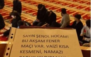 Mosque Goers Ask Imam to Shorten Prayer for Match