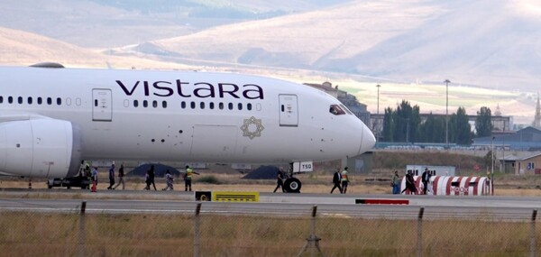 Аварийная посадка рейса Vistara Airlines в Турции